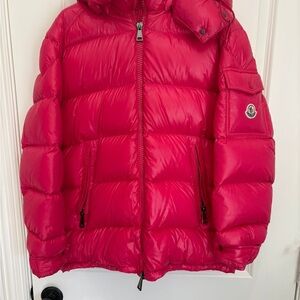 Moncler Hot Pink Puffer Jacket